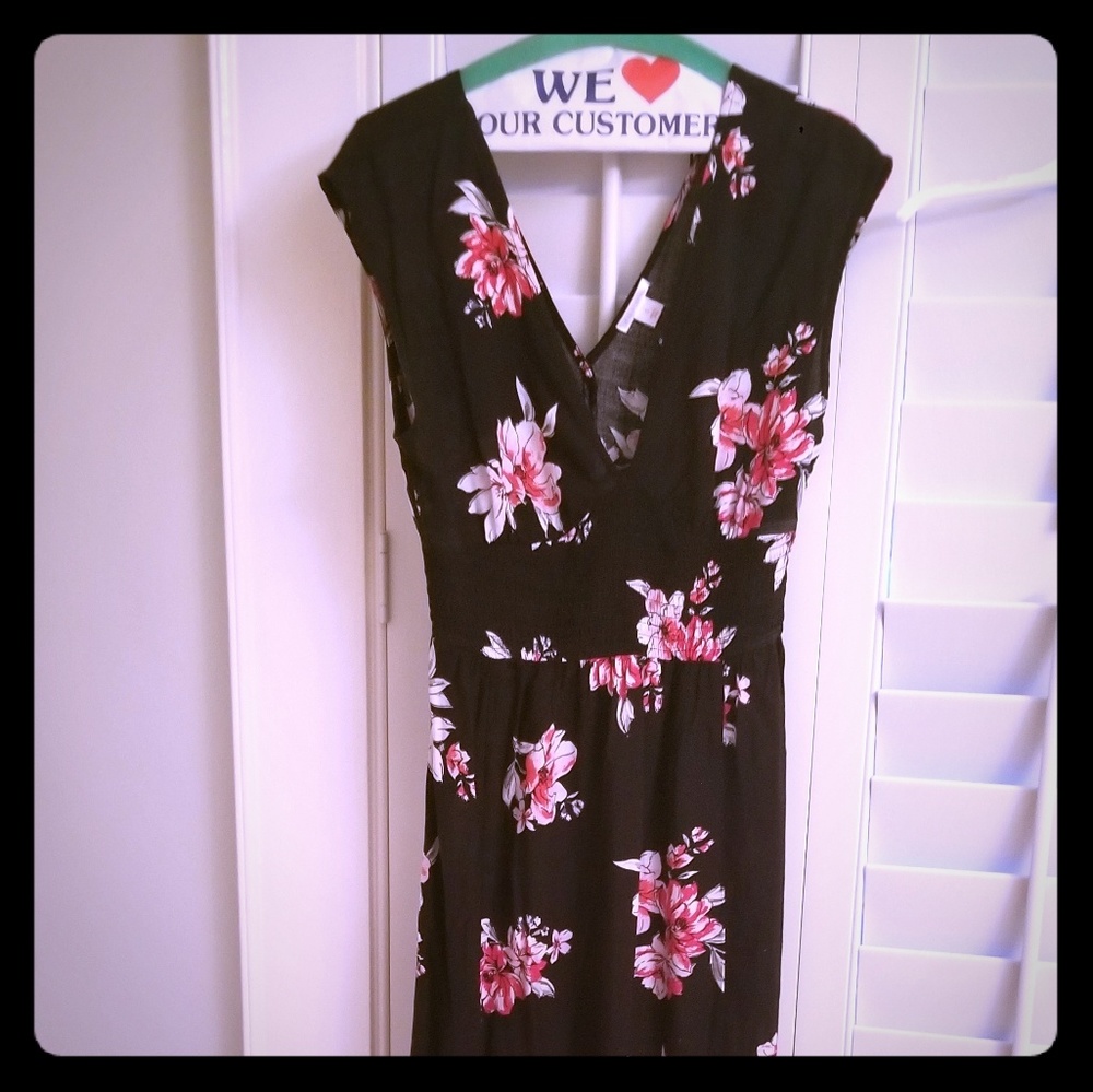 Black maxi dress